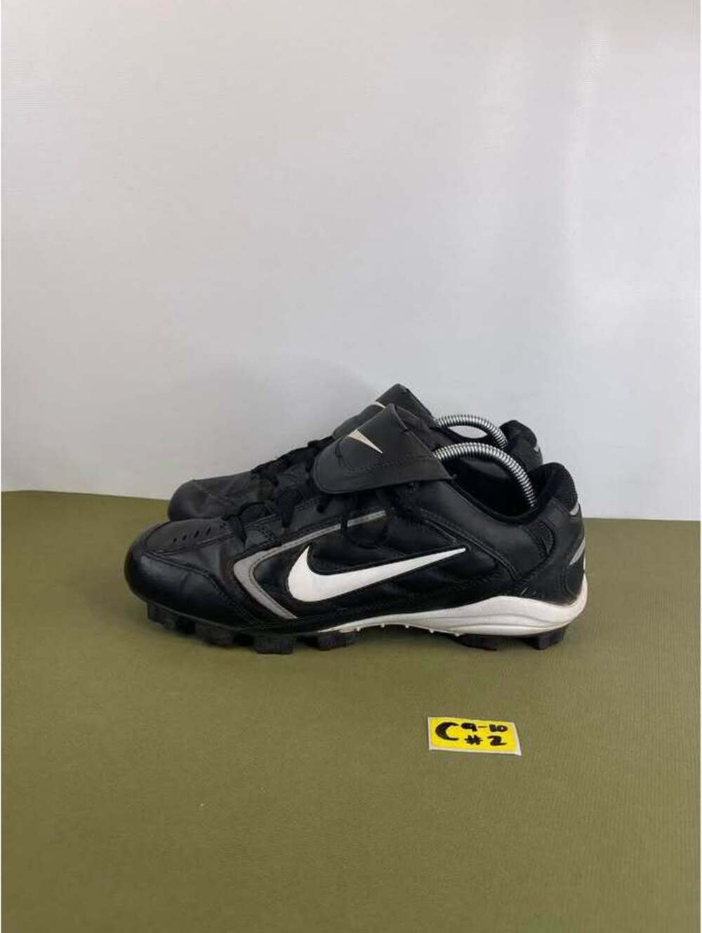 Nike Keystone MCS Baseball Cleats Black White 307011-011 Size 10